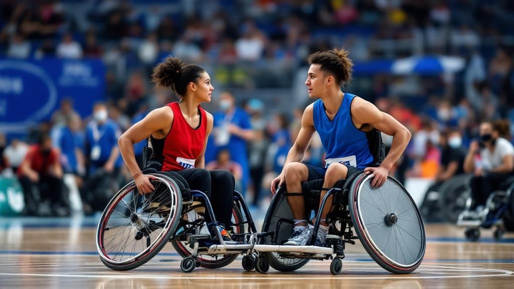 Wheelchair Basketball Athletes Display High-Level Performance at Worldwide Championship